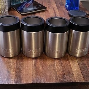 Set of 4 Yeti can coolers